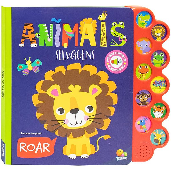 Livro Mundo Sonoro - Procure & Encontre: Animais Selvagen...