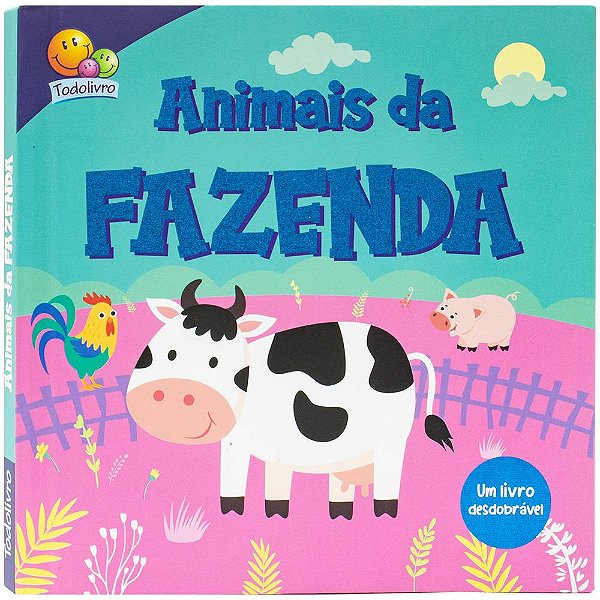 Livro Desdobre e Descubra: Animais da Fazenda