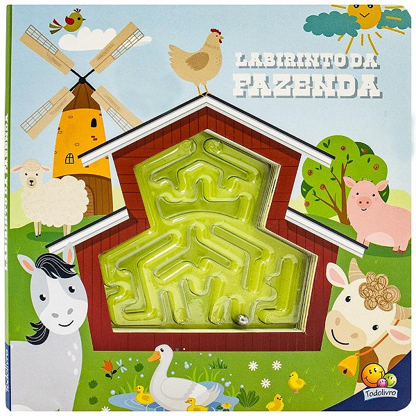Livro Labirintos Malucos: Labirinto da Fazenda
