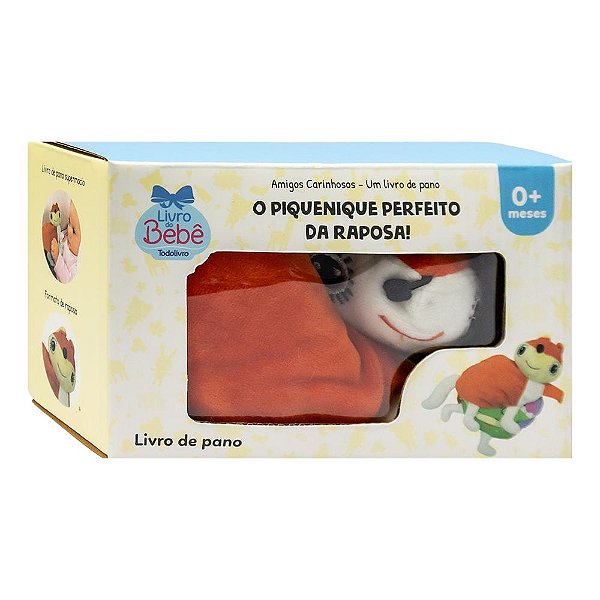 Livro Amigos Carinhosos - um livro de pano: O piquenique perfei...
