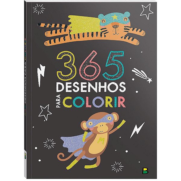 Livro 365 Desenhos para Colorir (PT)