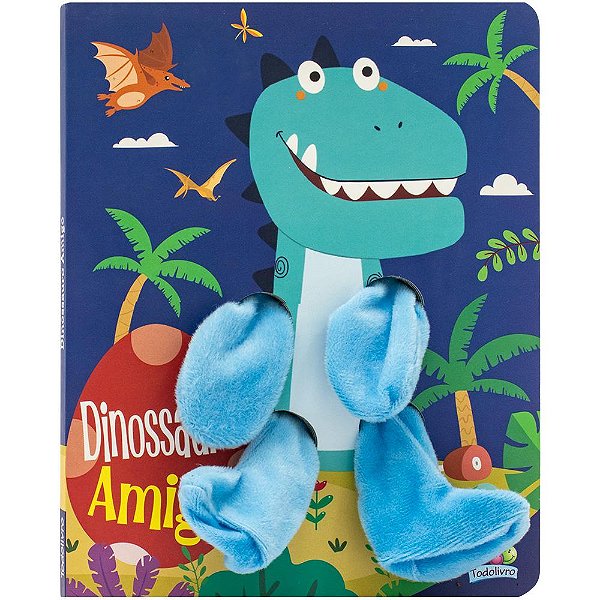 Livro Abraço Gostoso - Livro Dedoche: Dinossauro Amigo