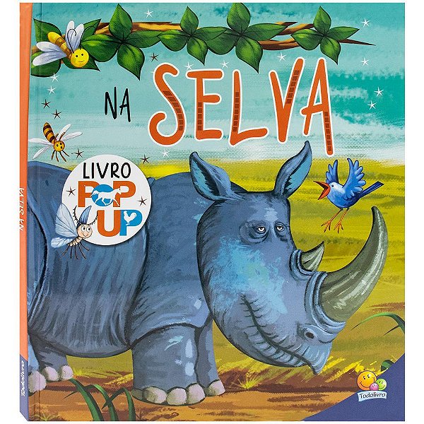 Livro Animais em Movimento: Um Pop-Up: Na Selva