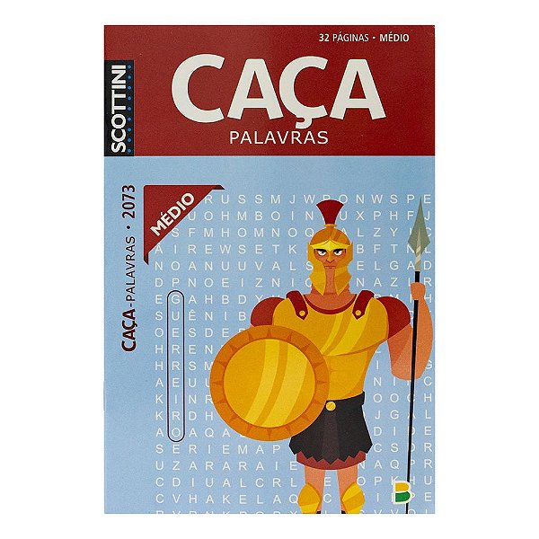 Livro Scottini Caça-Palavras (32p) N.2073 (Médio)