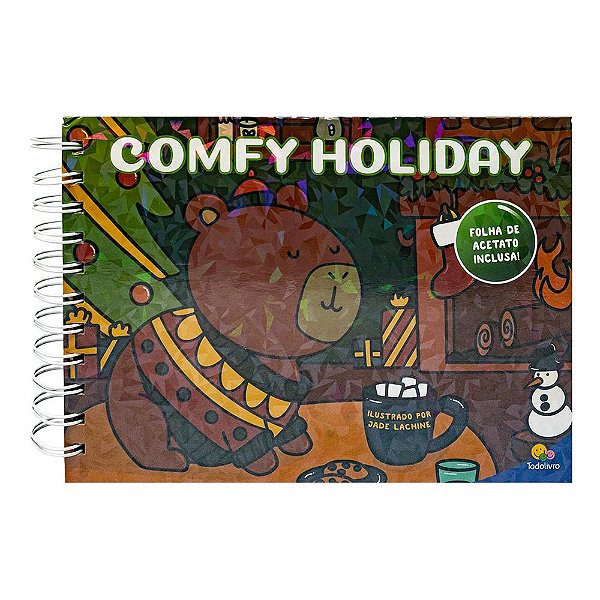 Livro Sweet Coloring Book by Jade: Comfy Holiday