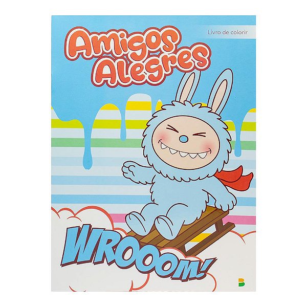 Livro Colorindo Monstrinhos: Amigos Alegres