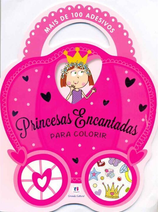 Livro Princesas encantadas para colorir