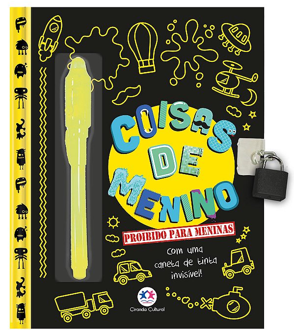 Livro Coisas de menino - Proibido para meninas: Com uma c...