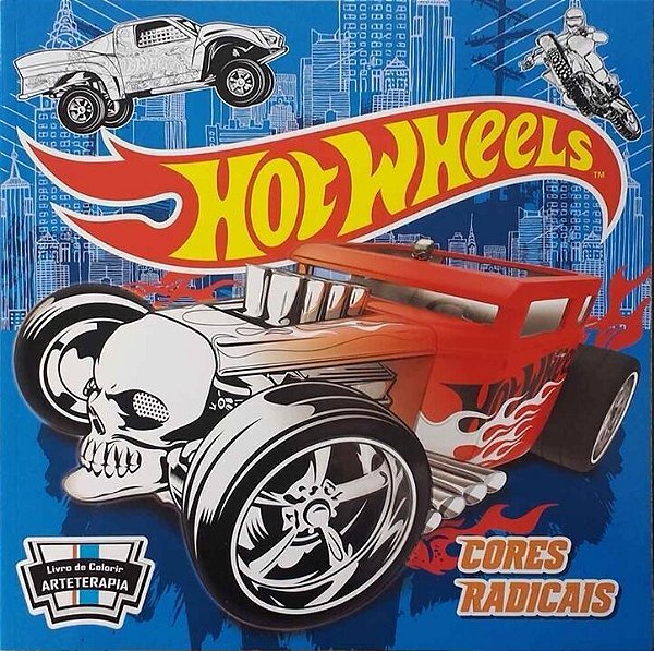 Livro Hot Wheels: cores radicais