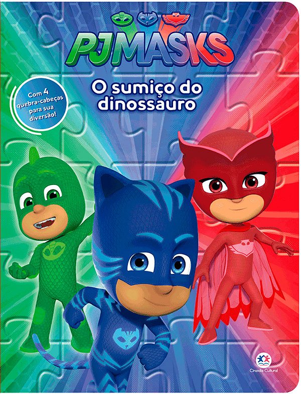 Livro PJ Masks - O sumiço do dinossauro: o sumiço do dino...