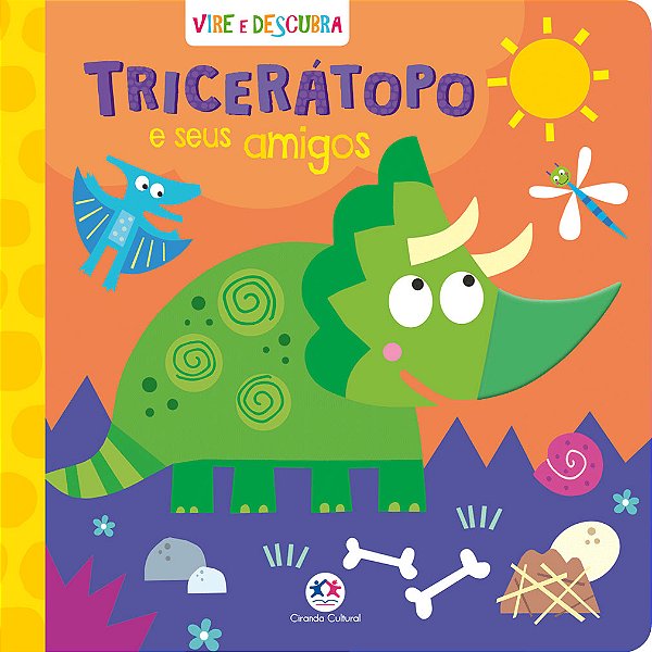 Livro Tricerátopo e seus amigos