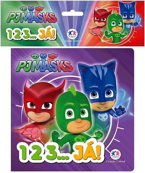 Livro PJ Masks - 1 2 3... já!: 1 2 3... já!