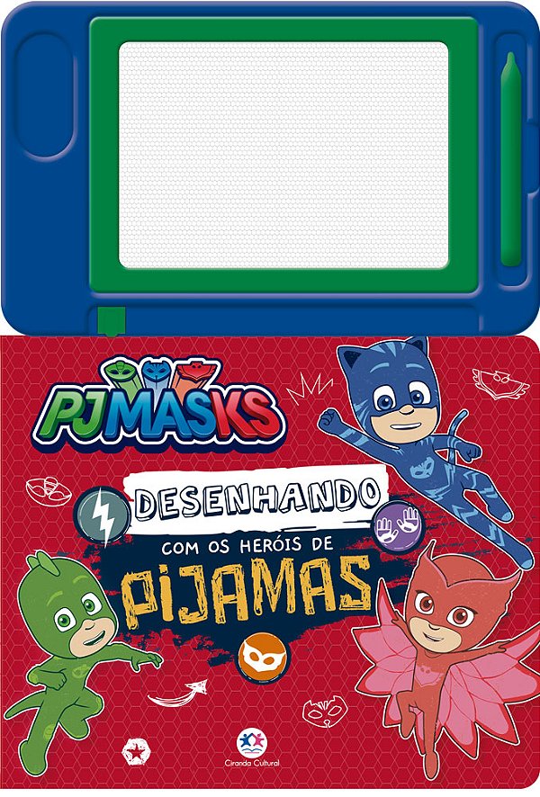 Livro Pj Masks - Desenhando com os heróis de pijamas