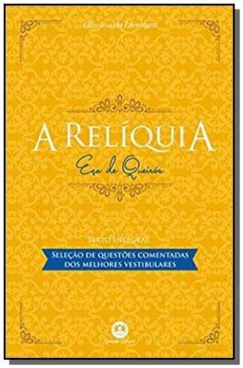 Livro A relíquia: seleção de questões comentadas dos melh...