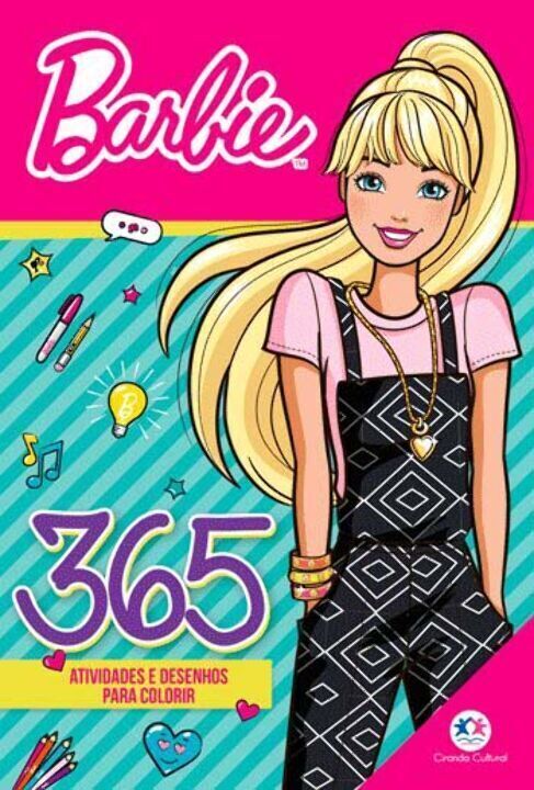Livro Barbie - 365 atividades e desenhos para colorir: 36...