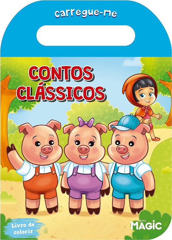 Livro Contos Clássicos - Para Colorir Com Alça