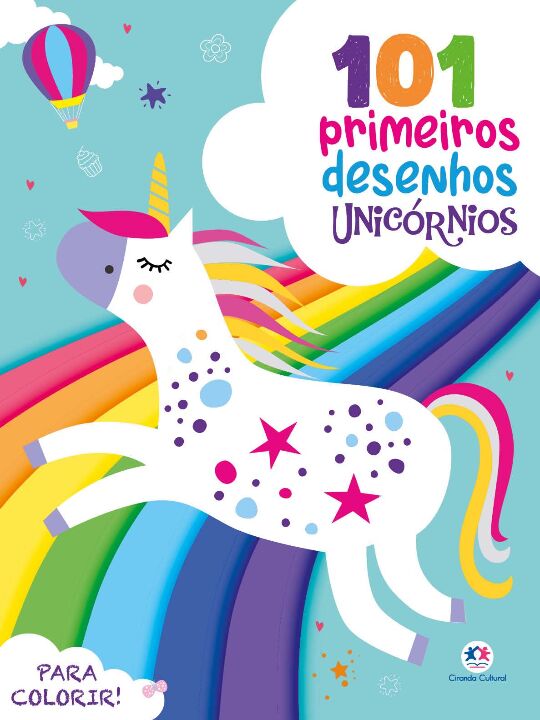 Livro 101 primeiros desenhos - Unicórnios