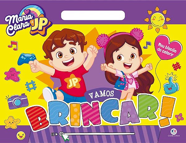 Livro Maria Clara e JP - Vamos brincar!