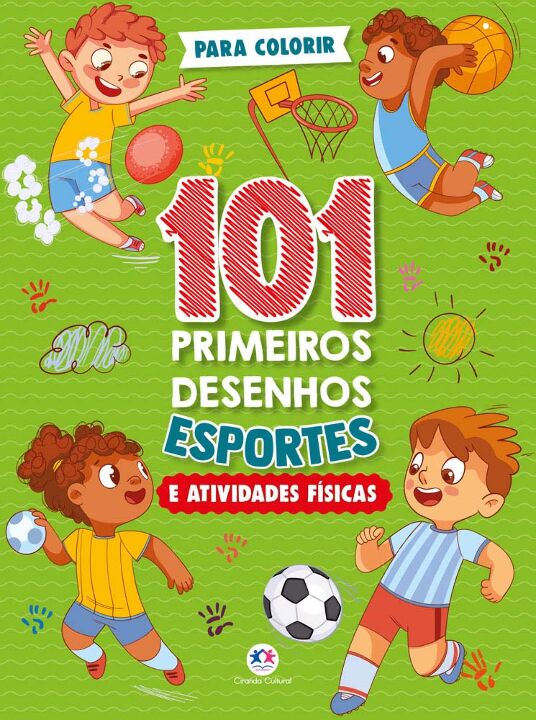 Livro 101 primeiros desenhos - Esportes e atividades físi...
