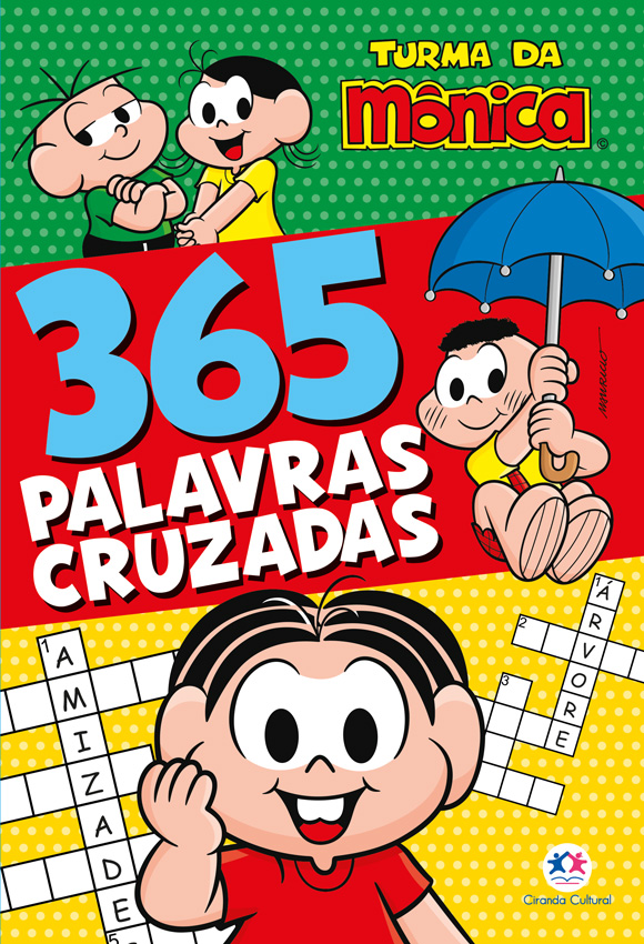 Livro Turma da Mônica - 365 palavras cruzadas