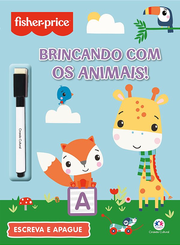 Livro Fisher-price - Brincando com os animais