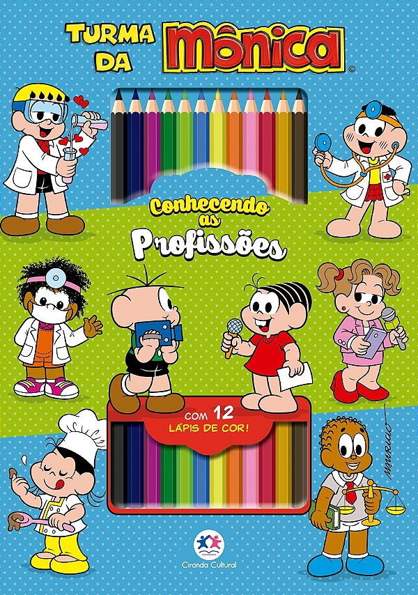 Livro Turma da Mônica - Conhecendo as profissões