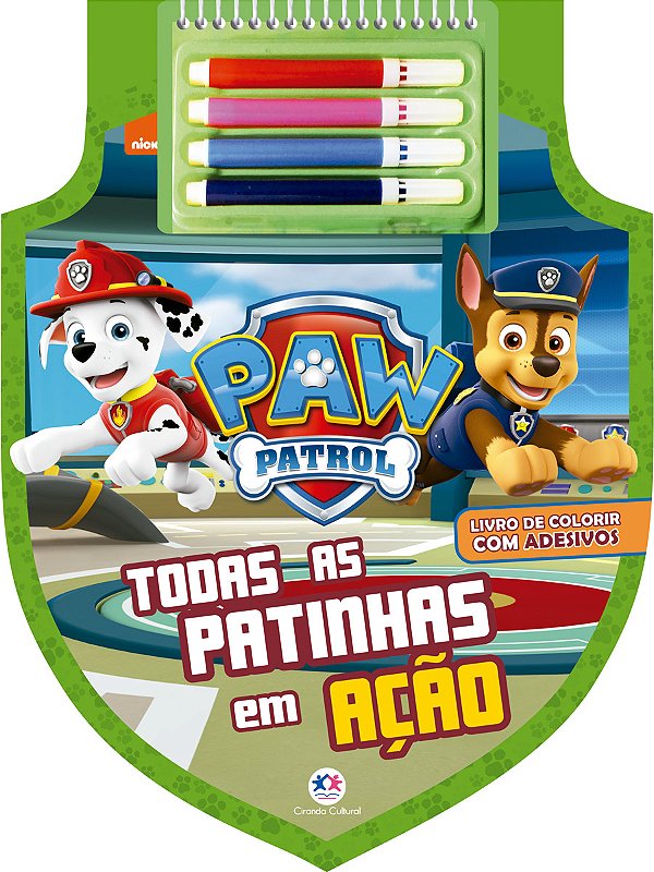 Livro Patrulha Canina - Todas as patinhas em ação