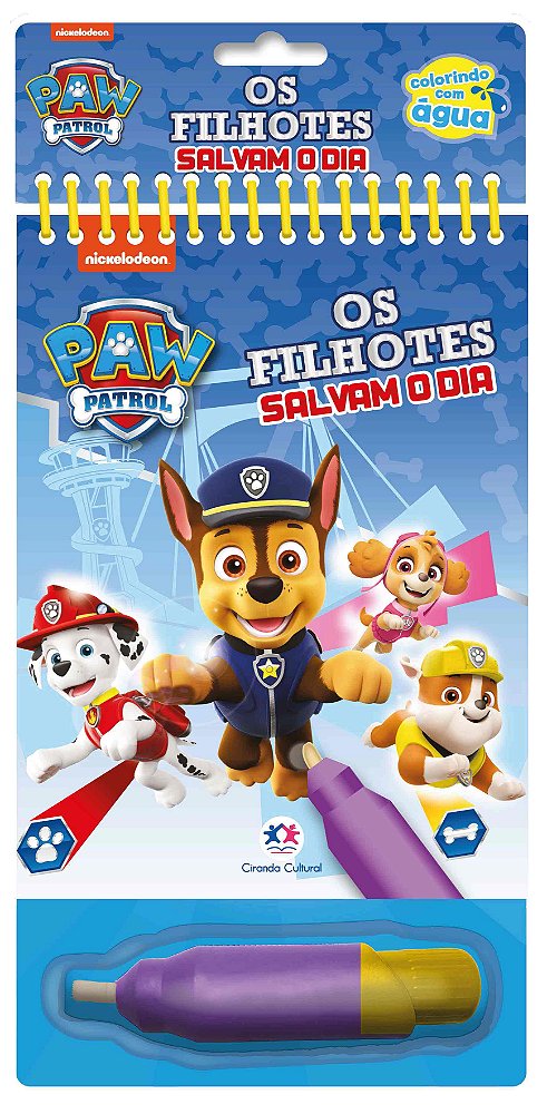 Livro Patrulha Canina - Os filhotes salvam o dia