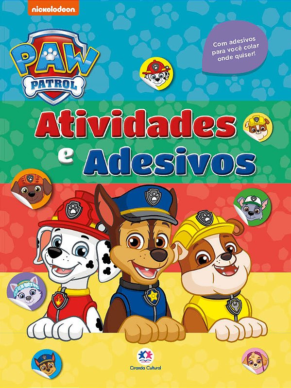Livro Patrulha Canina - Adesivos e atividades