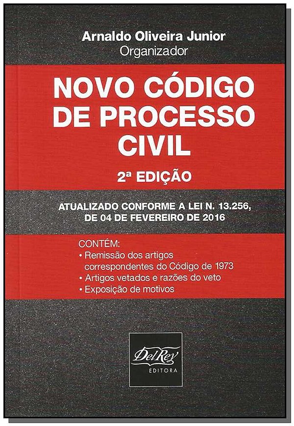 Livro Novo Código De Processo Civil