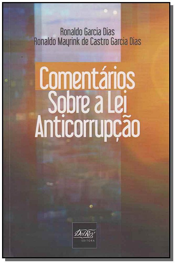 Livro Comentários Sobre A Lei Anticorrupção