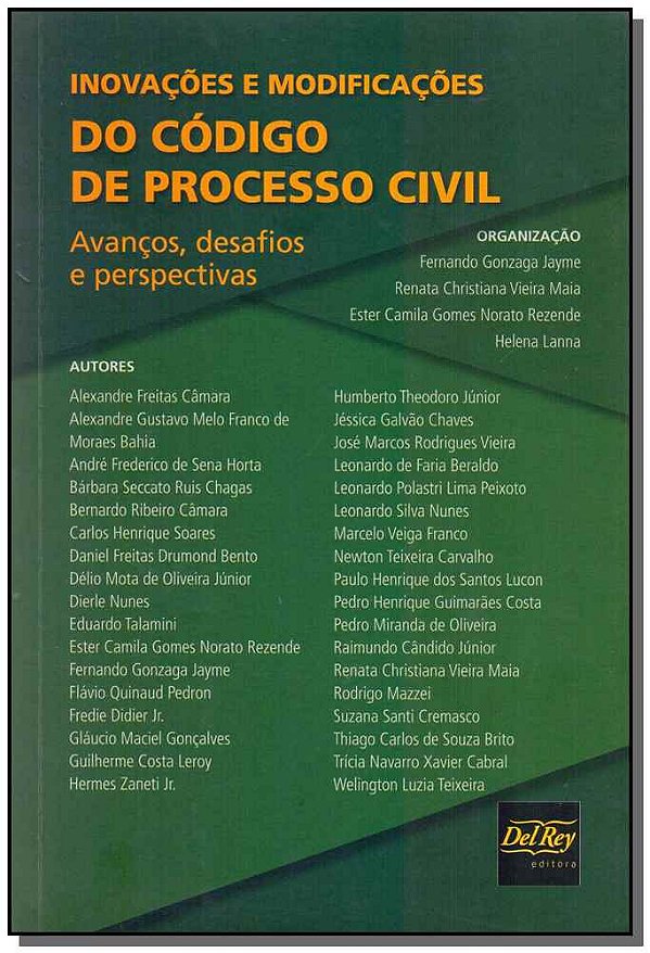 Livro Inovações E Modificações Do Código De Processo Civi...
