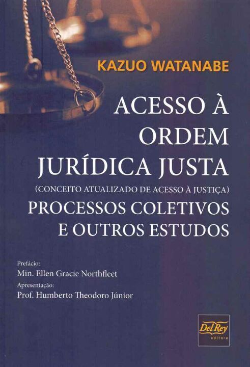 Livro Acesso À Ordem Jurídica Justa - 01Ed/19
