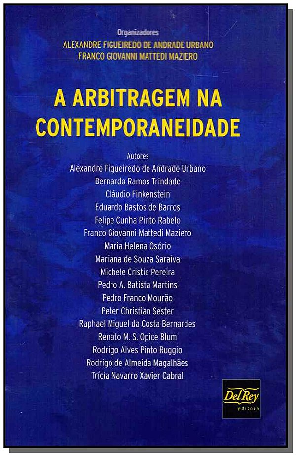 Livro A Arbitragem Na Contemporaneidade