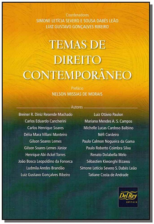 Livro Temas De Direito Contemporâneo - 01Ed/20
