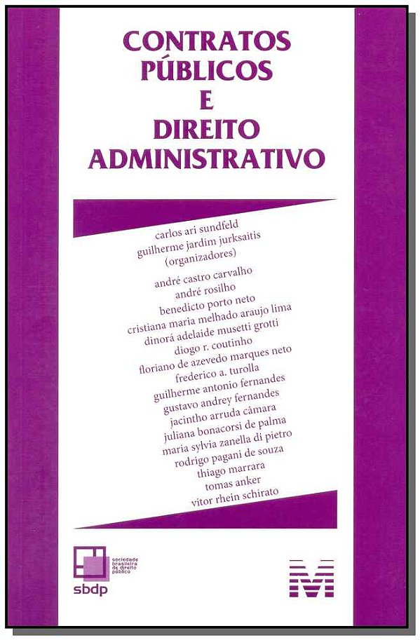 Livro Contratos públicos e direito administrativo - 1 ed....