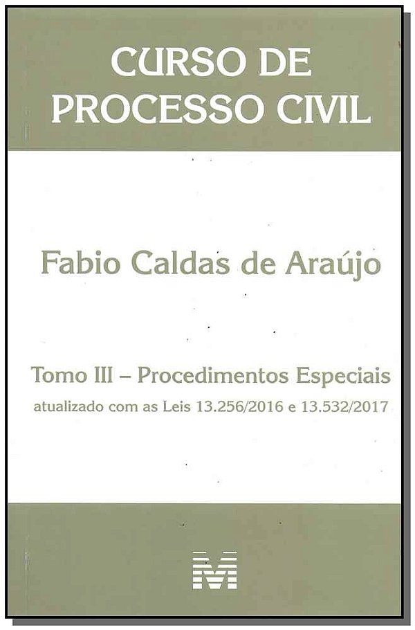 Livro Curso de processo civil - Tomo III - 1 ed./2018