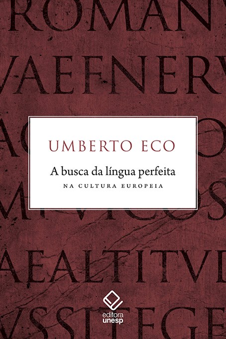 Livro A busca da língua perfeita na cultura europeia