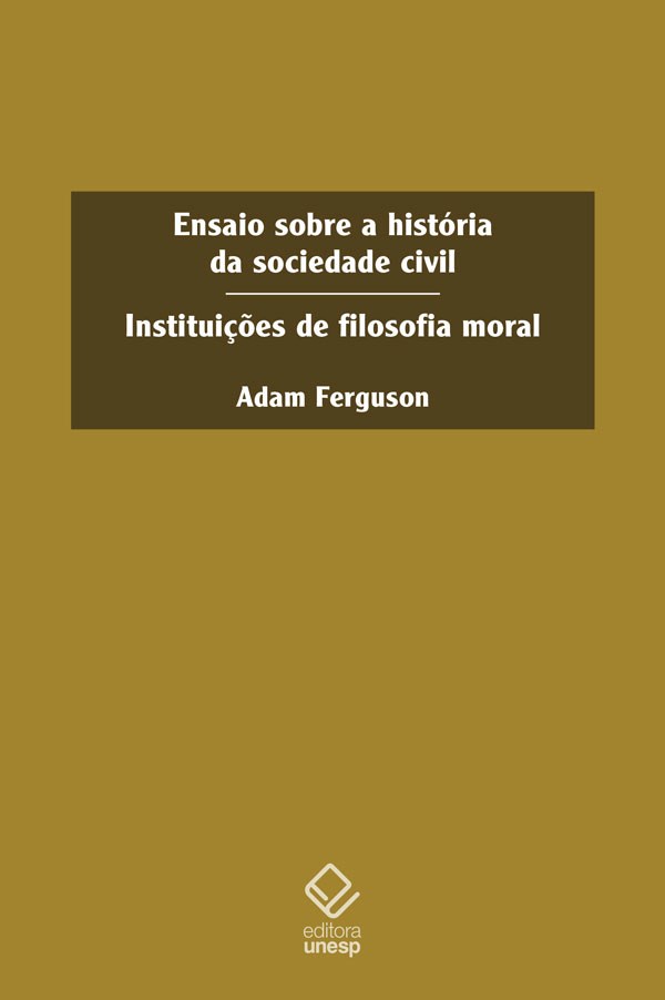 Livro Ensaio sobre a história da sociedade civil: Institu...