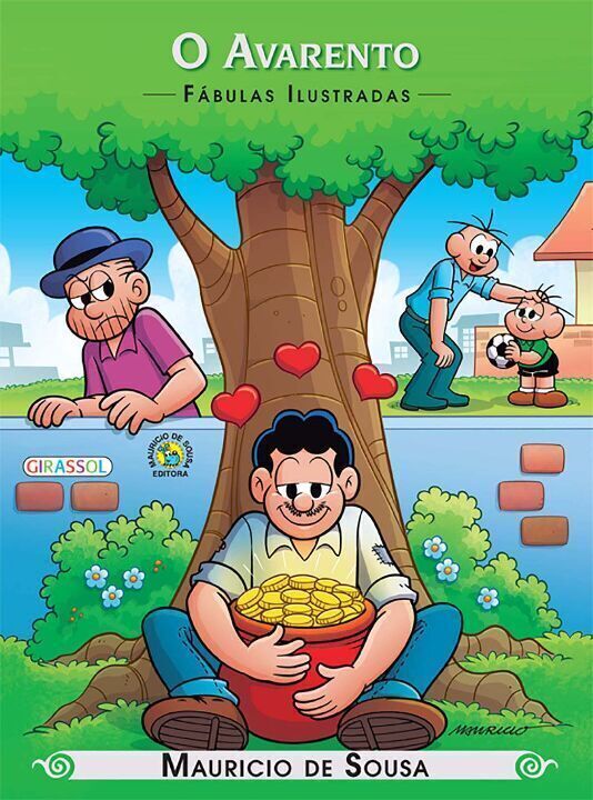 Livro Turma da Mônica - Fábulas Ilustradas - O Avarento