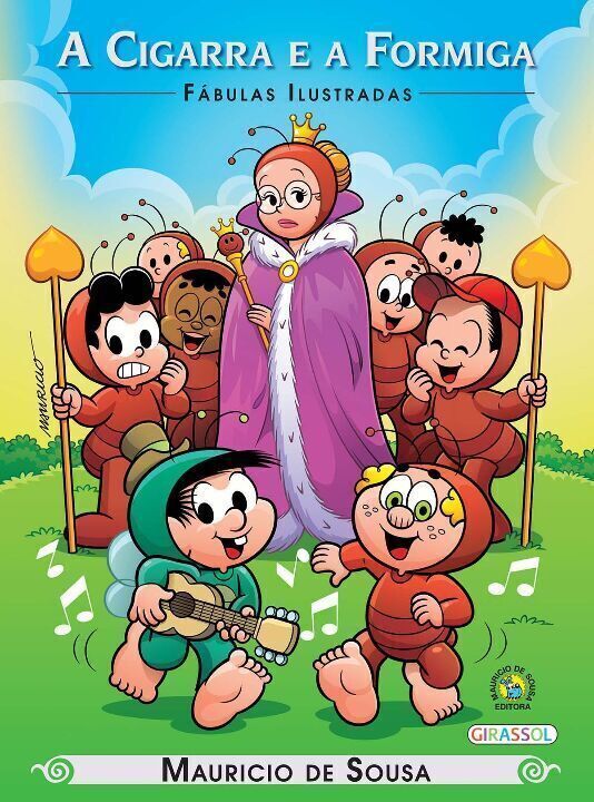 Livro Turma da Mônica - Fábulas Ilustradas - A Cigarra e ...