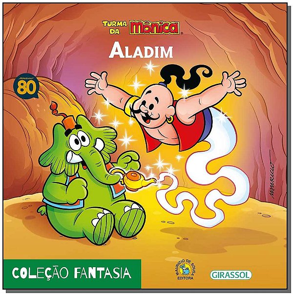 Livro Turma da Mônica - Fantasia - Aladim