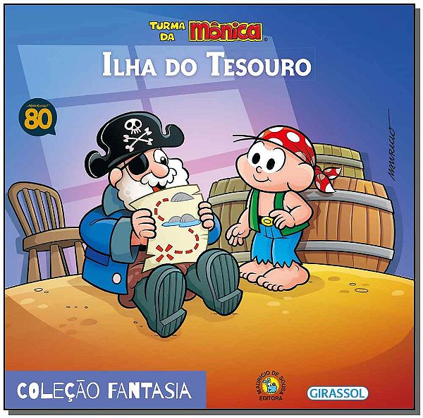 Livro Turma da Mônica - Fantasia - Ilha do Tesouro
