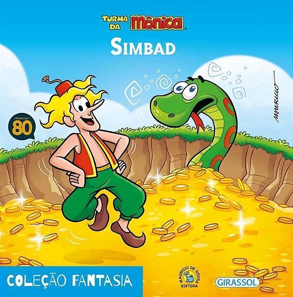 Livro Turma da Mônica - Fantasia - Simbad
