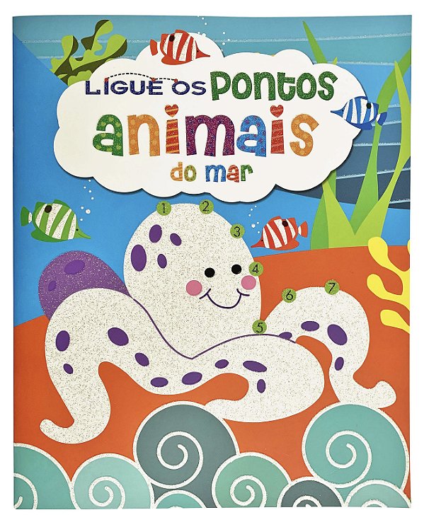 Livro Ligue os Pontos - Animais do Mar (Volume 02)