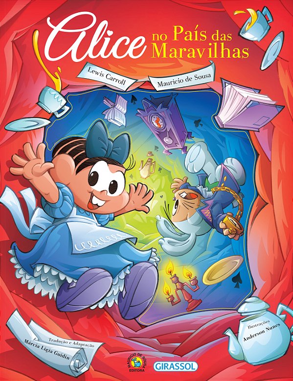 Livro Turma da Mônica - Alice No Pais das Maravilhas
