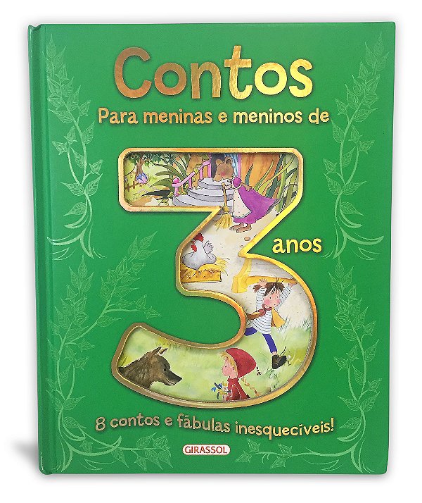 Livro Contos para Meninas e Meninos de 3 anos