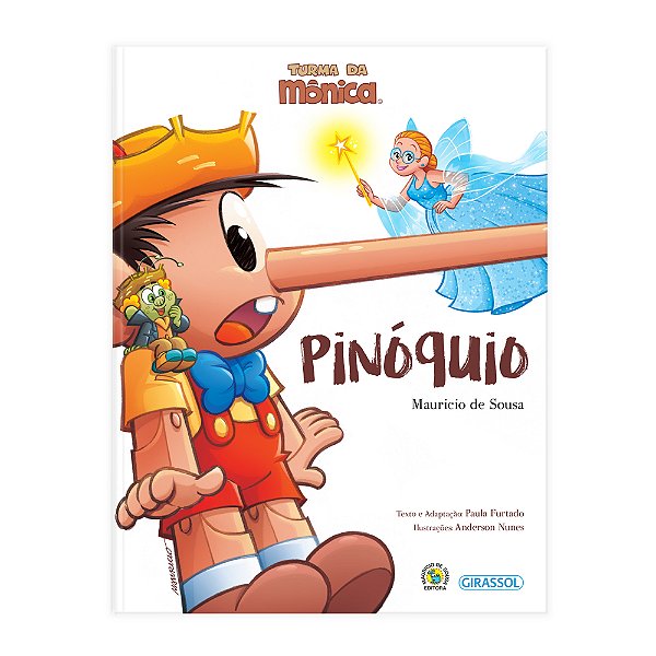 Livro Turma da Mônica Grandes Clássicos - Pinoquio