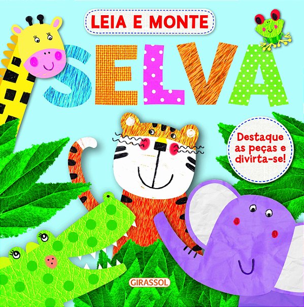 Livro Leia e Monte: Selva (Volume 03)