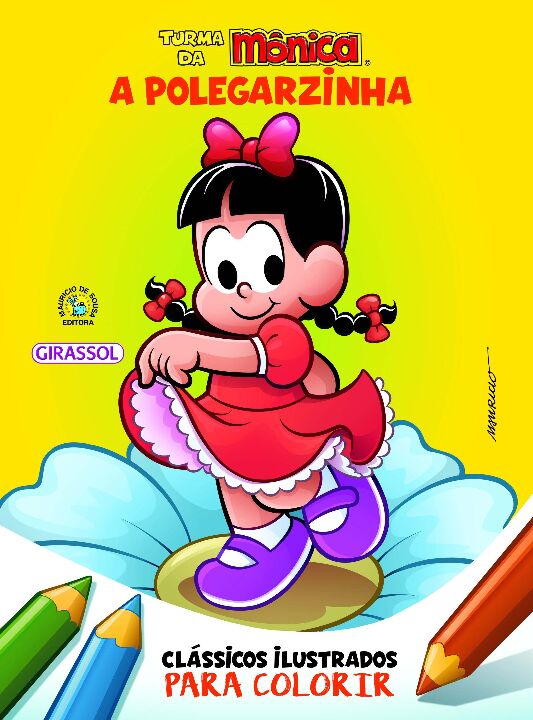 Livro Turma da Mônica Clássicos Ilustrados para Colorir A...